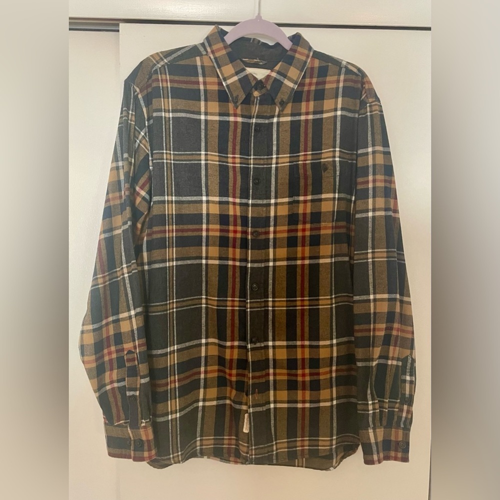 Weatherproof Multicolor Plaid Casual Shirt